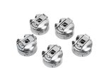 Custodia Per Spoline Per Macchine Da Cucire In Acciaio Inox Da 5 Pezzi Per Accessori Elettrici Per Il Cucito Industriale