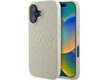 Guess Guhmp16Spghsmme Custodia Rigida Per Iphone 166.1 BeżOwy/Beige Anello Granulato Magsafe