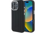 Mercedes Mehmp16X23Suvsk Iphone 16 Pro Max 6.9 Czarny/Nero Custodia Rigida In Silicone Verticale A Strisce Tonali Magsafe