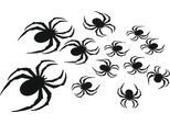 Pipistrello Decorazione Halloween Sagoma Motivi Decorazione Da Parete Accessori Festa Sagoma Spaventosa, Colore: Nero