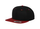 Flexfit 6089MT | Cappellino Classico A Due Toni - Colore: Nero/Rosso - Taglia: Unica