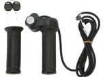 Bicicletta Elettrica Scooter Twist Throttle Grip 5 Fili Modificato Controllo Velocità Manopole Con Pulsanti Per Manubri 22,5 Mm