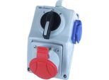 Electromet | Kit Di Installazione C32-48.1N - 32A - Grigio - Resistente Agli Agenti Atmosferici - Montaggio A Parete - IP54