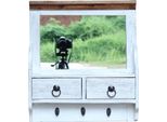 Specchiera In Stile Vintage In Legno Laccato