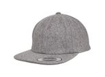 Flexfit 6502MC | Cappello In Melton - Chiusura In Metallo - Colore: Grigio - Taglia: Unica