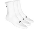 Asics Crew Sock (3 Pairs) Bianco 35-38