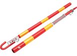 Barra Di Traino - Barra Di Traino 3 T - Ferro - 95 Cm + 88 Cm - Per Auto/Furgoni/Camion - Anteriore/Posteriore - Giallo