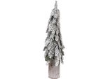 Clayre & Eef Mini Albero Di Natale Artificiale Ø 18X57 Cm Verde Plastica