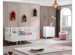 Modern Komplette Kindermöbel Weiß Bett Holz Kommode Set Kinderzimmer neu