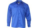 Fristads Kansas Kansas Camicia A Maniche Lunghe Blu Royal, Taglia:L