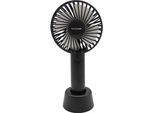 Realpower 303132 Realpower Mobile Fan, Micro-Usb Schwarz, Ventilator Mit Akku