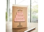 Die StadtgäRtner - Biglietto Di Nozze Con Carta Di Semi I Bellissimo Biglietto Di Nozze Con Motivo Di Torta I Carta Di Semi Con Semi Di Fiori Selvatici Di Alta Qualità I Biglietto Con Busta I 10,5 X 14,8 Cm (Din A6)