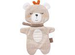 Fehn 052169 Orsacchiotto Scricchiolante Fehnnatur - Animale Da Attività Con Cotonelogico (Kba) Per Afferrare, Giocare E Fare Rumore - Compagno Ideale Per Neonati E Bambini Teddy Natur
