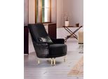 Divano 1 Posto Tessile Lounge Lusso Club Imbottito Seduta Nuovo Design Poltrona