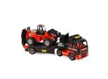 Camion Wader Mammut Con Rimorchio Ed Escavatore