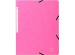 25X Exacompta 5560E Cartella Angolare Din A4 In Cartone Fucsia