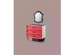 Credenza Classica Cassettiera Armadio Cassettiere Camera Da Letto Legno Rosso
