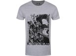 Radiohead - Maglietta Da Uomo/Donna Unisex RO3159 (M) (Grigio)