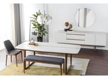 Zona Pranzo Set Da Pranzo Sala Da Pranzo Tavolo Da Pranzo Sedie Credenza 10 Pezzi Legno Bianco