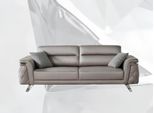 Divano A Tre Posti Divano Imbottito A 3 Posti Grigio Divano Moderno In Tessuto Design