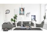 Set Di Divani 431 Posti Divano Moderno In Tessuto Gruppo Grigio Soggiorno