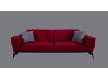 Divano 3 Posti Tessile Bordeaux Divani Divano Tappezzeria Mobili Moderni Tre Posti Rosso