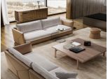 Divano 3 Posti Tre Posti Tessuto Moderno Grigio Divani Design Soggiorno Nuovo