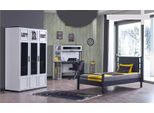 Letto Camera Dei Bambini Letti Mobili Letti Lusso Nero Giallo Camera Da Letto 3Pcs