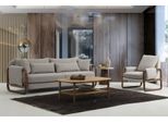 Set Di Divani 31 Posti Poltrona Tre Posti Tessuto Moderno Grigio Set Design