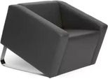 Poltrona Studio Seduta Moderna Arredo Ufficio Design Tessile Nuovo