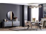 Sala Da Pranzo In Legno Gruppo Tavolo 4X Sedie Set Da Pranzo Design 7 Pezzi