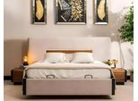 Letto Mobili Design Letti Letto Matrimoniale Lusso Camera Da Letto Tessile Legno Nuovo
