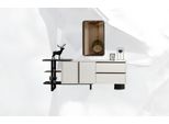 Credenza Credenza Con Specchio Set Di Credenze Cassettiera Moderna Bianco