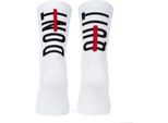 Pacific Socks Don't Quit Calzini Bianco Eu 42-45 Uomo,Donna Bianco Eu 42-45