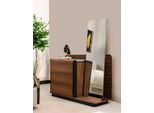Cassettiera Con Specchio Consolle Cassettiere Camera Da Letto Credenza 2 Pezzi