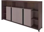Libreria Scaffale Ufficio Studio Design Moderno Legno Nuovo Marrone