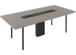 Elegante Tavolo Da Conferenza Grigio Nero Mobili Da Ufficio Tavolo Da Riunione