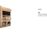 Parete Divisoria Di Design Per Il Soggiorno Armadietti Scaffali In Vetro Libri Armadio Mobili