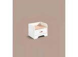 Comodino Moderno Tavolino Bianco Design Cassettiera Comodino Console Letto Nuovo