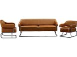 Set 3+1+1 Posti A Sedere Mobili Set Divano Divano Tappezzeria Soggiorno Legno Nuovo
