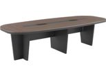 Tavolo Da Conferenza Moderno Con Piano In Legno Marrone Tavolo Ovale Per Riunioni