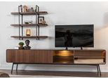 Rtv Lavagna Porta Tv Mensole Credenza Soggiorno Legno Marrone Moderno