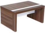 Elegante Tavolino Da Caffè Per Ufficio Bianco Marrone Tavolino Da Caffè In Legno Per Mobili