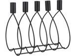 Senza Marca Senza Portacandele Con 5 Supporti 22 Cm | 4 Pezzi