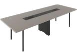 Elegante Tavolo Da Riunione Grigio Nero Mobili Da Ufficio Tavolo Da Conferenza