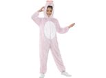 Smiffys - Costume Per Bambini SM1040 (110-116) (Rosa/Bianco)