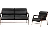 Divano 3 Posti Poltrona Imbottitura Salotto Estetica Eleganza 2Pz Eccellenza