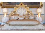 Letto Chesterfield Mobili Italiani Arredamento Barocco Rococò Letti In Pelle Oro