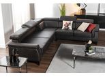 Divano Ad Angolo Divano A L Divani In Pelle Divano Nero Funzione Letto Zona Giorno