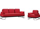 Set Di Divani 3+1 Posti Poltrona Stile Moderno Relax Lusso Soggiorno Divano Divano